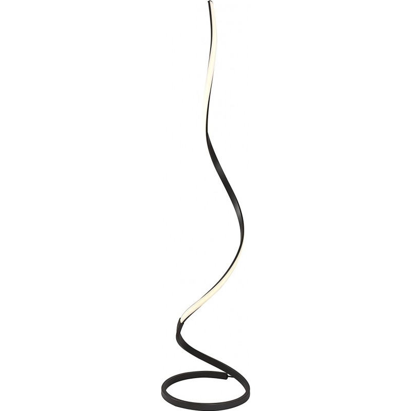405,95 € Free Shipping | Floor lamp 22W 2800K Very warm light. Ø 35 cm. Steel, acrylic and aluminum. Plated chrome Color