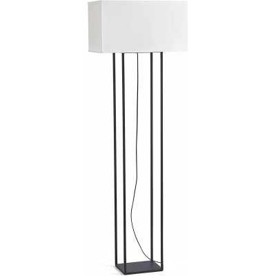 Lampada da pavimento 40W Forma Rettangolare 135×55 cm. Ufficio. Stile moderno. Metallo. Colore bianca