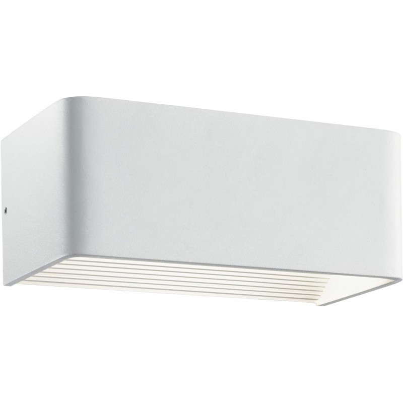 112,95 € Envío gratis | Aplique de pared interior 6W Aluminio. Color blanco