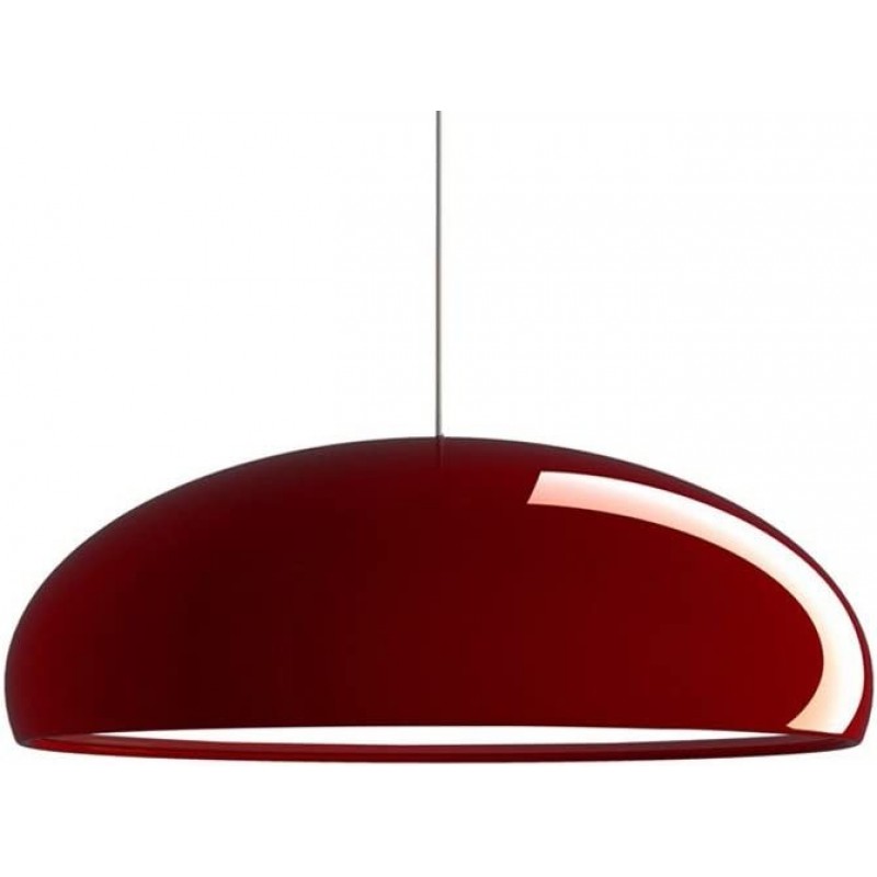 656,95 € Free Shipping | Hanging lamp 42W Round Shape 71×66 cm. Living room, dining room and bedroom. Metal casting. Red Color