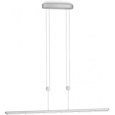 吊灯 Philips 2W 拉长的 形状 150×93 cm. 卧室. 现代的 风格. 铝. 灰色的 颜色