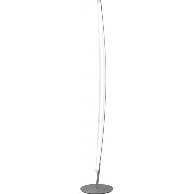 608,95 € Spedizione Gratuita | Lampada da pavimento 20W 3000K Luce calda. 158×28 cm. Acrilico e alluminio. Colore alluminio