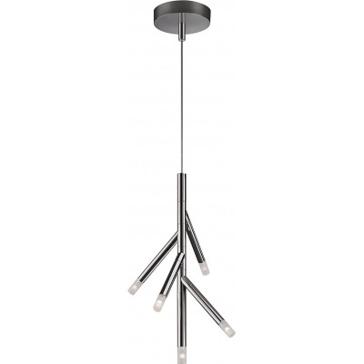 144,95 € Free Shipping | Hanging lamp Philips 4W Cylindrical Shape 59×35 cm. 5 LED light points Living room, dining room and bedroom. Modern Style. Metal casting. Plated chrome Color