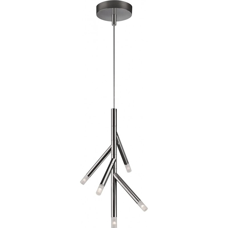 137,95 € Free Shipping | Hanging lamp Philips 4W 59×35 cm. 5 LED light points Metal casting. Plated chrome Color