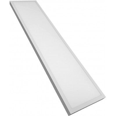 66,95 € Envío gratis | Panel LED 48W 6500K Luz fría. 120×30 cm. LED con driver incluido Aluminio. Color blanco