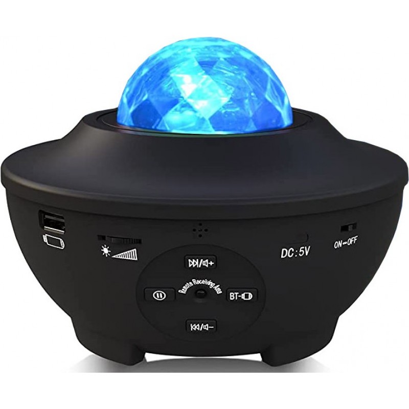 72,95 € Free Shipping | LED items Spherical Shape 16×16 cm. Remote control. bluetooth and timer Living room, bedroom and lobby. Modern Style. ABS and Acrylic
