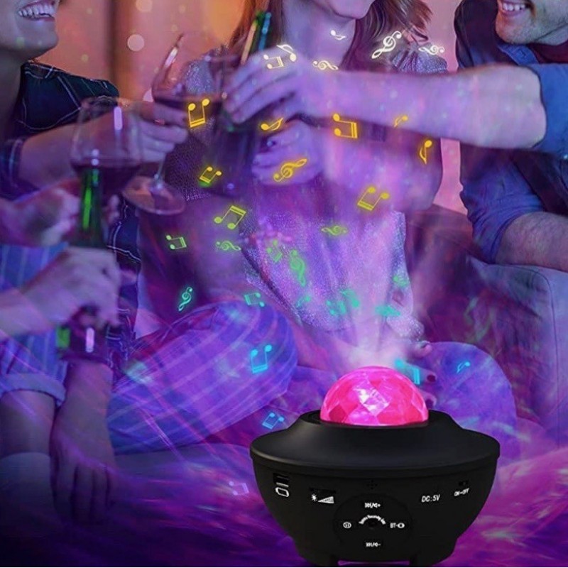 72,95 € Free Shipping | LED items Spherical Shape 16×16 cm. Remote control. bluetooth and timer Living room, bedroom and lobby. Modern Style. ABS and Acrylic