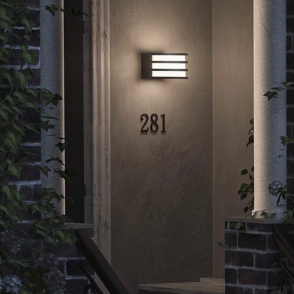 87,95 € Envio grátis | Luz de parede interna Philips 24×19 cm. Led inteligente. Alexa e Google Home Alumínio. Cor preto
