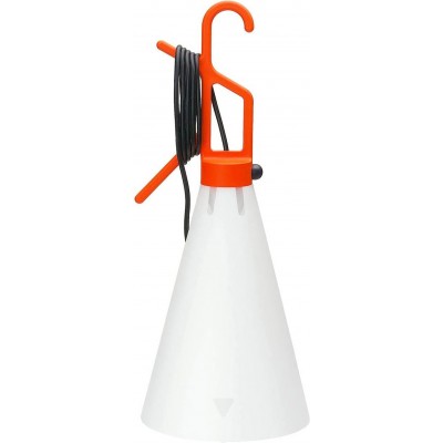Hanging lamp 60W 53×22 cm. Pmma and metal casting. White Color
