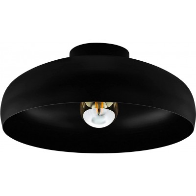 71,95 € Free Shipping | Ceiling lamp Eglo 60W 40×40 cm. Metal casting. Black Color