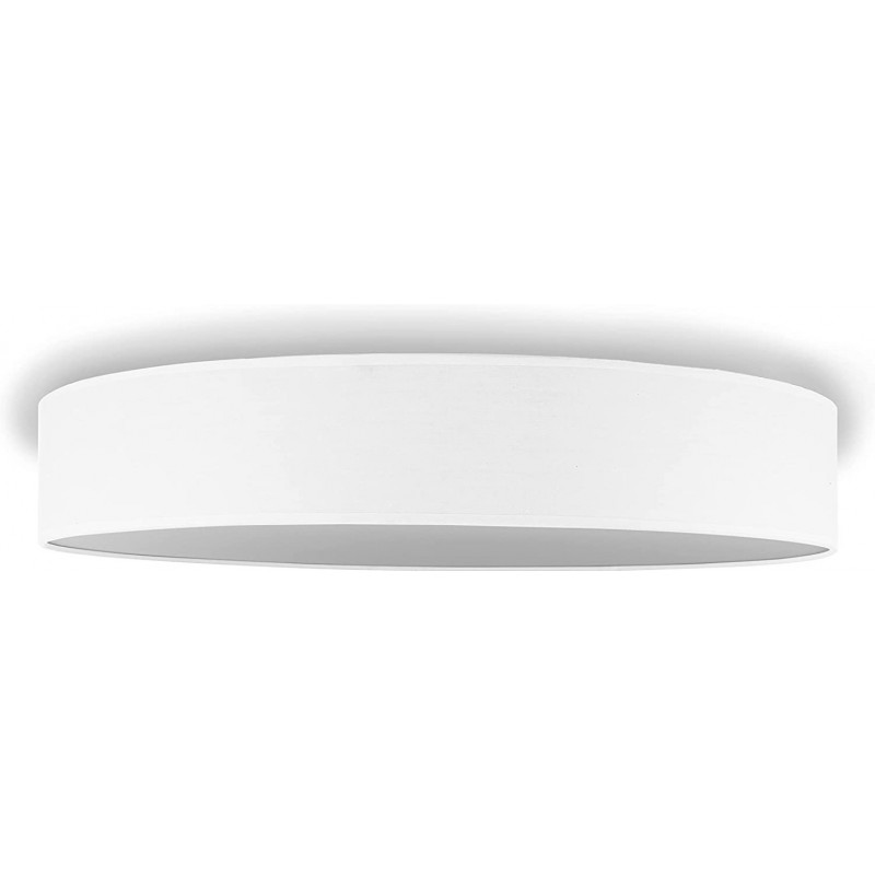 92,95 € Free Shipping | Indoor ceiling light Round Shape 60×60 cm. Living room, dining room and bedroom. Modern Style. PMMA and Metal casting. White Color