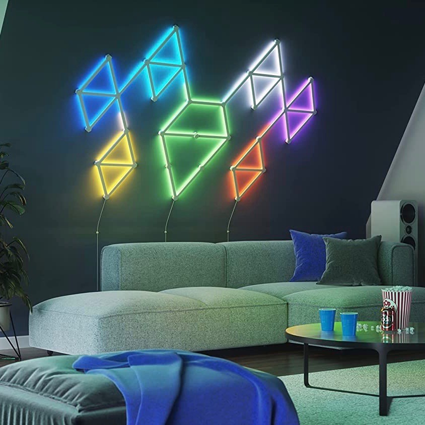 79,95 € Spedizione Gratuita | Scatola da 3 unità Illuminazione decorativa 20×10 cm. Barre luminose collegabili. Multicolore RGBW