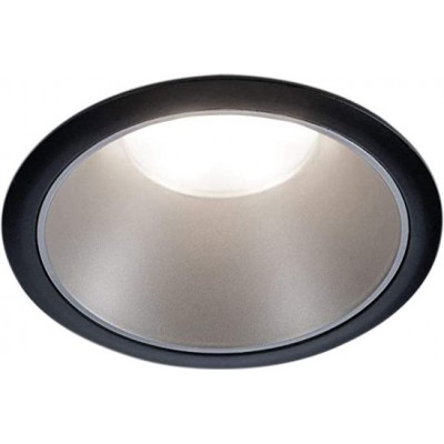 83,95 € Free Shipping | 3 units box Recessed lighting 19W 2700K Very warm light. Round Shape 9×9 cm. Dimmable LED Living room, garden and hall. Modern Style. Aluminum, PMMA and Metal casting. Black Color