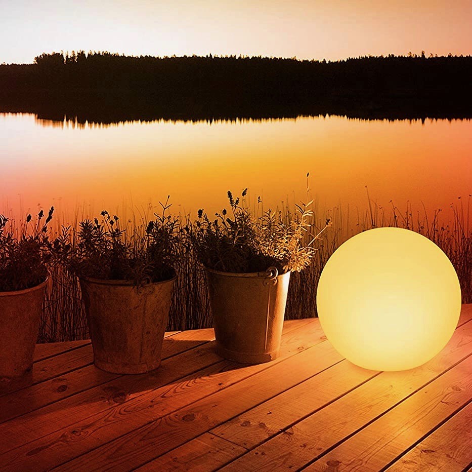 133,95 € Spedizione Gratuita | Lampada da tavolo 25×25 cm. Led portatile. Controllo con APP Smartphone e Bluetooth Pmma. Colore giallo