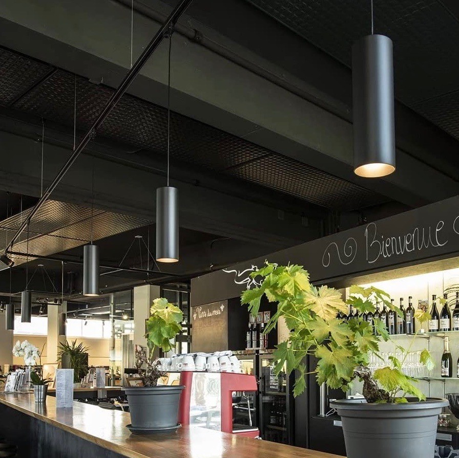 79,95 € Free Shipping | Hanging lamp 60W 32×15 cm. Steel and aluminum. Black Color