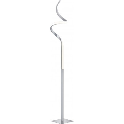 93,95 € Free Shipping | Floor lamp Reality 11W 3000K Warm light. Extended Shape 145×21 cm. LED Living room, bedroom and lobby. Modern Style. Acrylic, Metal casting and Nickel Metal. Plated chrome Color