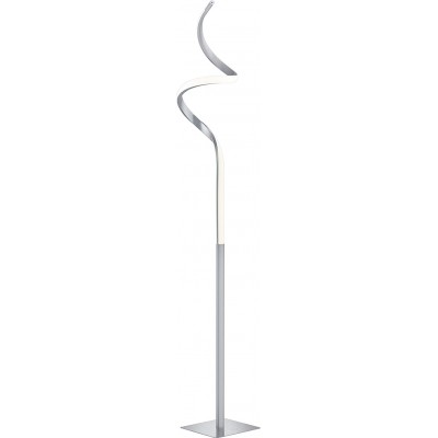 89,95 € Envio grátis | Luminária de piso Reality 11W 3000K Luz quente. 145×21 cm. LED Acrílico, metais e metal níquel. Cor cromado