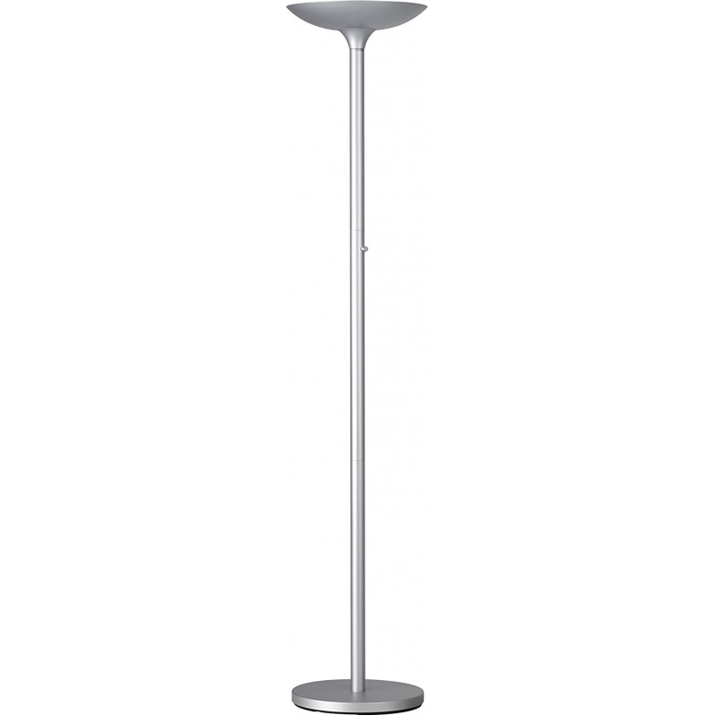 108,95 € Free Shipping | Floor lamp 22W Extended Shape 78×40 cm. Dimmable LED Living room, dining room and lobby. Modern Style. Steel and PMMA. Silver Color