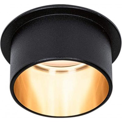 112,95 € Free Shipping | 3 units box Indoor spotlight 18W Round Shape 7×7 cm. LED Kitchen, bedroom and terrace. Aluminum. Black Color