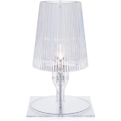 Lampada da tavolo 28W 31×19 cm. Cristallo. Colore grigio