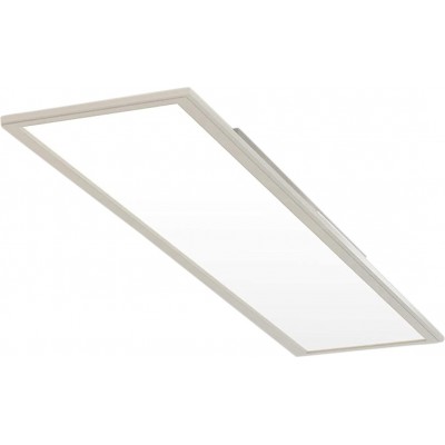 79,95 € Free Shipping | Indoor ceiling light 18W Rectangular Shape 60×15 cm. Dimmable LED It has Bluetooth Living room, dining room and bedroom. Modern Style. PMMA and Metal casting. White Color