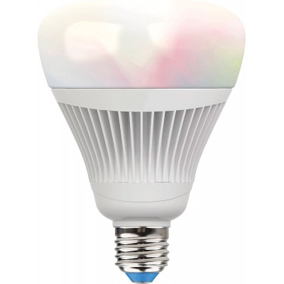 24,95 € Free Shipping | LED light bulb WiZ 15W E27 LED Round Shape Ø 10 cm. WiFi connection. Alexa and Google Home Acrylic. White Color