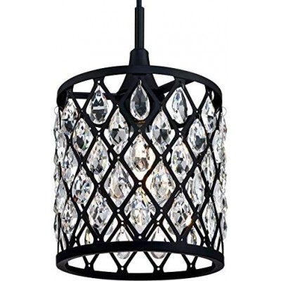 Hängelampe 60W LED Metall. Schwarz Farbe