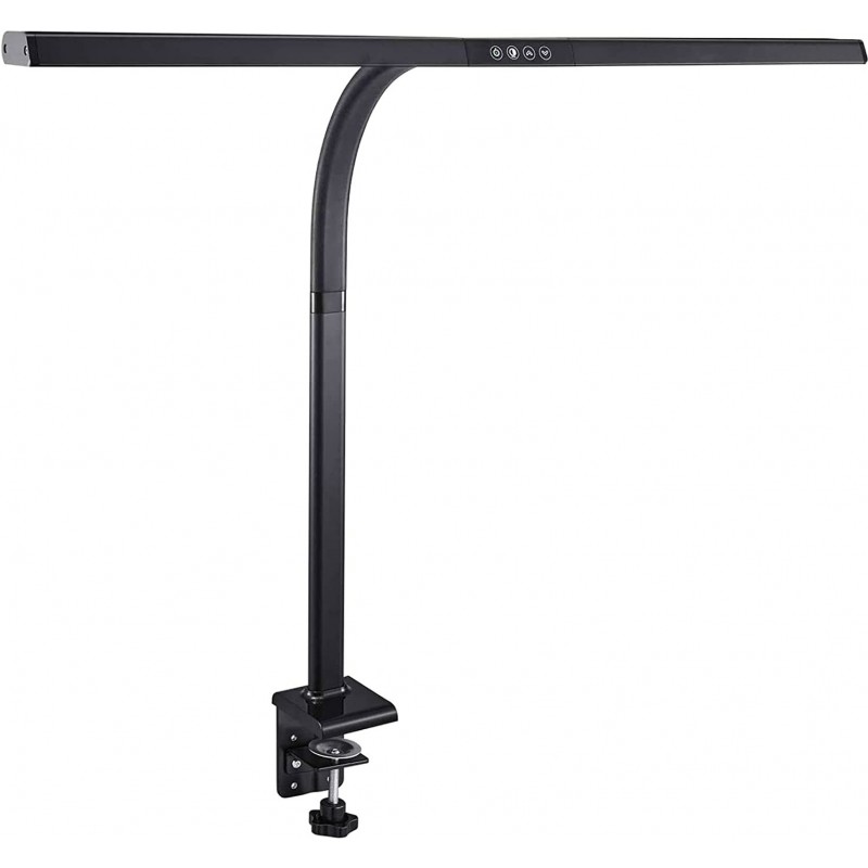 119,95 € Free Shipping | Technical lamp 20W 80×65 cm. Dimmable LED. Table fastening with clip Black Color