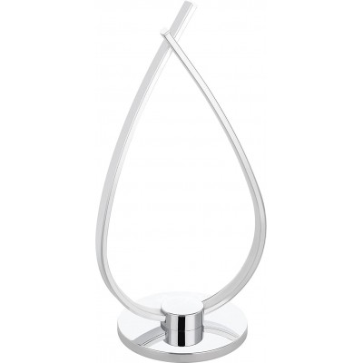 Table lamp Eglo 14W 3000K Warm light. 34×20 cm. LED Acrylic, aluminum and pmma. Plated chrome Color