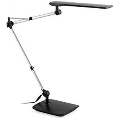 Lámpara de escritorio 5W 3000K Luz cálida. 70×59 cm. LED articulable Aluminio. Color negro