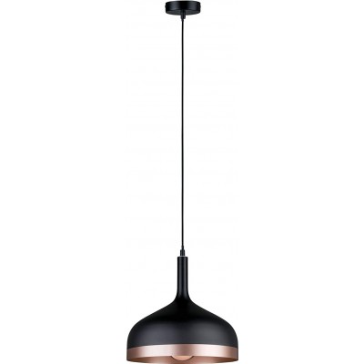 95,95 € Free Shipping | Hanging lamp Round Shape 110×30 cm. Living room, dining room and bedroom. Nordic Style. Metal casting. Black Color