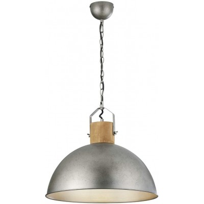 129,95 € Kostenloser Versand | Hängelampe Trio 60W 150×45 cm. Metall. Nickel Farbe