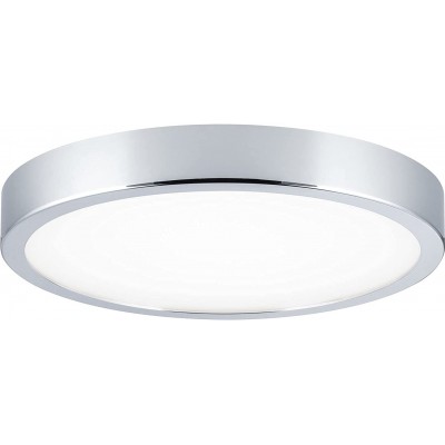 Indoor ceiling light 20W 2700K Very warm light. LED Pmma. Plated chrome Color