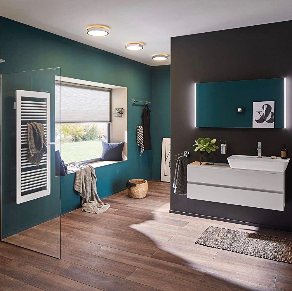 101,95 € Envío gratis | Plafón de interior 20W 2700K Luz muy cálida. LED Pmma. Color cromado