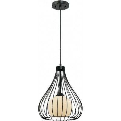 72,95 € Free Shipping | Hanging lamp 60W 173×30 cm. Steel. Black Color