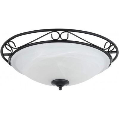 104,95 € Free Shipping | Indoor ceiling light 60W Round Shape 47×47 cm. Dining room, bedroom and lobby. Classic Style. Metal casting. White Color
