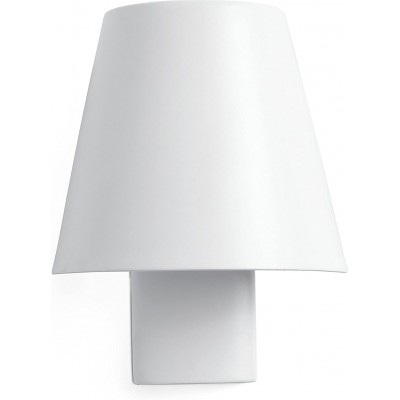 室内壁灯 4W 3000K 暖光. 锥 形状 14×11 cm. LED 卧室. 现代的 风格. 金属. 白色的 颜色