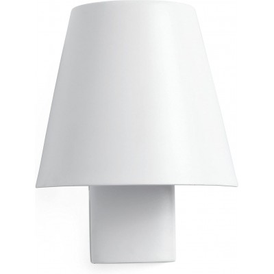 Aplique de pared interior 4W 3000K Luz cálida. 14×11 cm. LED Metal. Color blanco