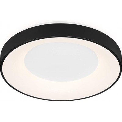 106,95 € Free Shipping | Indoor ceiling light 36W Ø 48 cm. Remote control Metal casting. Black Color