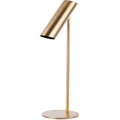 Lampada da scrivania 8W Forma Cilindrica 46×22 cm. Soggiorno, sala da pranzo e camera da letto. Stile moderno. Metallo. Colore d'oro