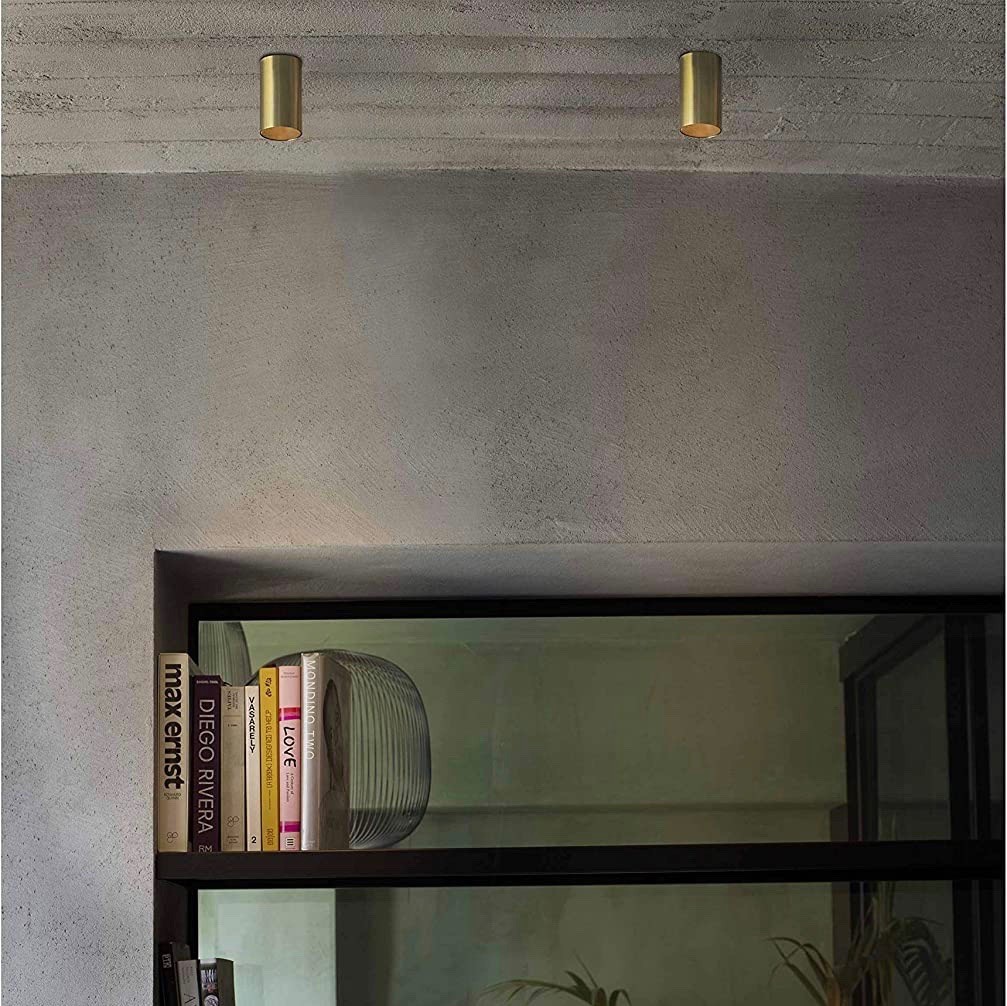 45,95 € Kostenloser Versand | Innenscheinwerfer 8W Ø 6 cm. Aluminium und polycarbonat. Golden Farbe