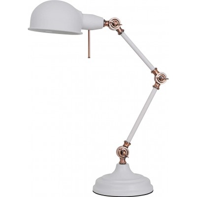 69,95 € Spedizione Gratuita | Lampada da scrivania 9W 3000K Luce calda. 68×17 cm. Articolabile Alluminio. Colore bianca