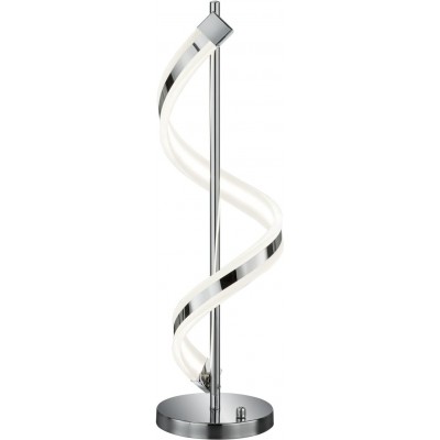 133,95 € Free Shipping | Table lamp Trio 14W 3000K Warm light. 63×20 cm. Living room, dining room and bedroom. Modern Style. Metal casting. Plated chrome Color