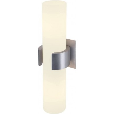 126,95 € Envio grátis | Luz de parede interna 80W 30×19 cm. Alumínio e vidro. Cor amarelo
