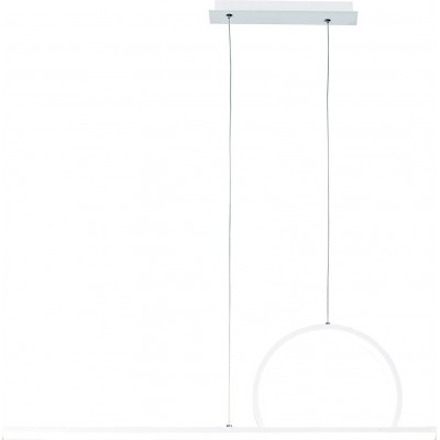 162,95 € Free Shipping | Hanging lamp 150×80 cm. Living room, bedroom and lobby. Modern and cool Style. Steel, Stainless steel and Aluminum. White Color