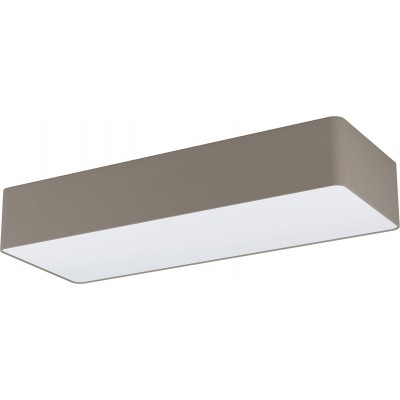 106,95 € Free Shipping | Indoor ceiling light Eglo 40W Rectangular Shape 75×28 cm. Living room, dining room and lobby. Modern Style. Steel and PMMA. Beige Color