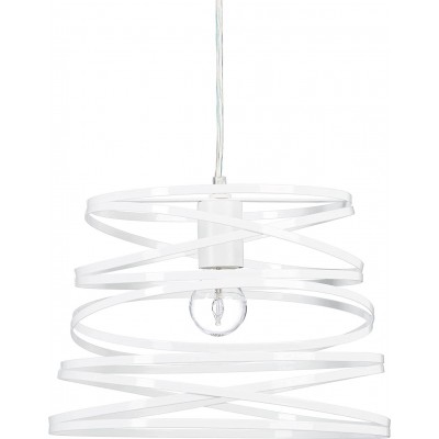 93,95 € Spedizione Gratuita | Lampada a sospensione 125×33 cm. Metallo. Colore bianca