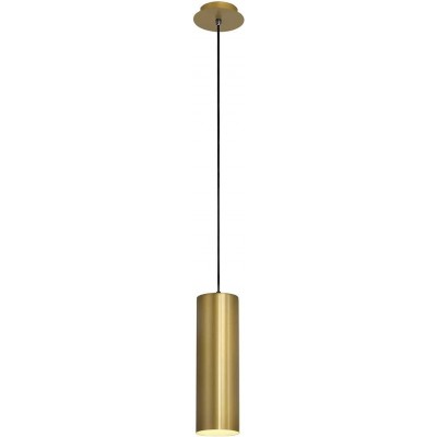 吊灯 60W 圆柱型 形状 32×15 cm. LED 饭厅. 现代的 风格. 钢 和 铝. 金的 颜色