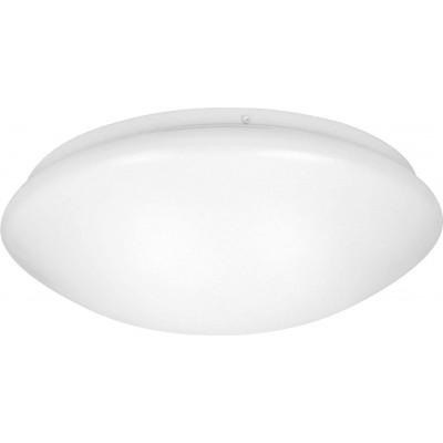 56,95 € Free Shipping | Indoor ceiling light 12W 4000K Neutral light. Round Shape 38×38 cm. LED Kitchen, stairs and garage. Modern Style. Steel, Acrylic and Polycarbonate. White Color