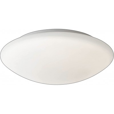 129,95 € Free Shipping | Indoor ceiling light Round Shape Ø 42 cm. LED. Adjustable screen in 3 levels Living room, dining room and bedroom. Crystal and Glass. White Color